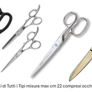Affilatura Forbici mis. max cm 22